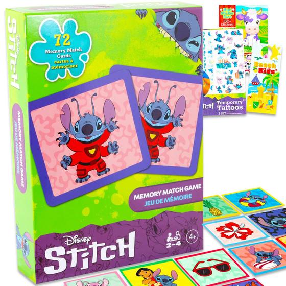 Imagem de Jogo de Memória Disney Stitch - Lilo e Stitch para Crianças
