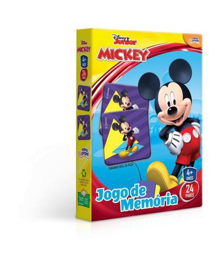 Jogo de memoria mickey disney toyster Menor preço em Jogo de memoria mickey disney toyster