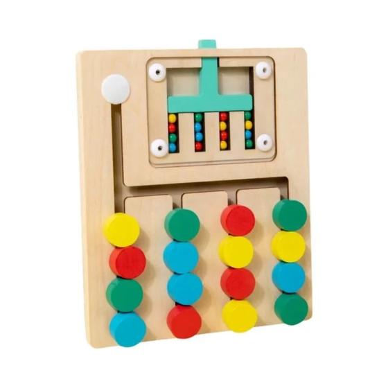 Imagem de Jogo de Memória Montessori para Crianças - Puzzle de Correspondência de Cores