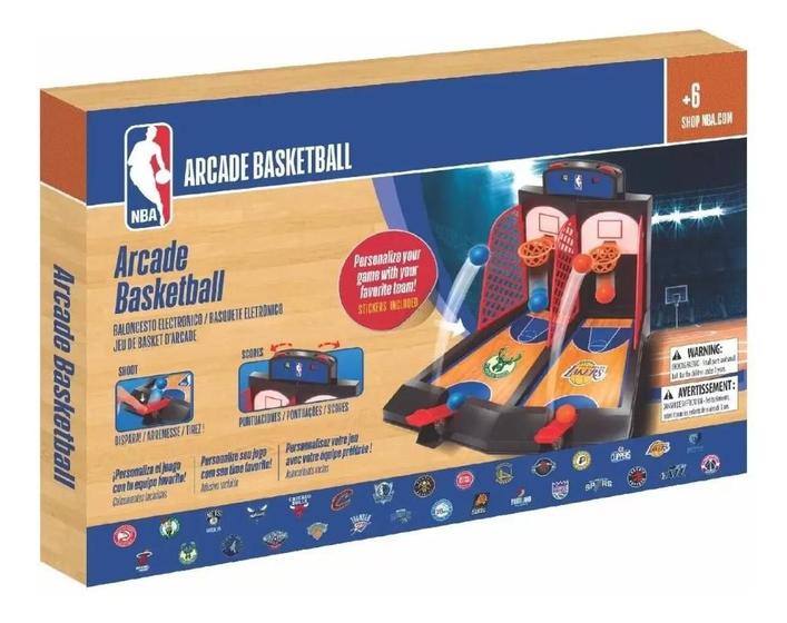 Jogo De Mesa Basquete Duplo NBA - Maccabi 8693 Menor preço em Jogo De Mesa Basquete Duplo NBA - Maccabi 8693