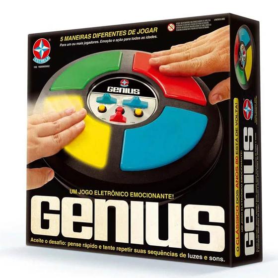 Imagem de Jogo De Mesa Clássico Memória Sequência Genius Estrela