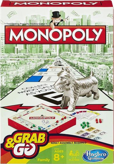 Imagem de Jogo De Mesa Monopoly Grab & Go - Hasbro B1002