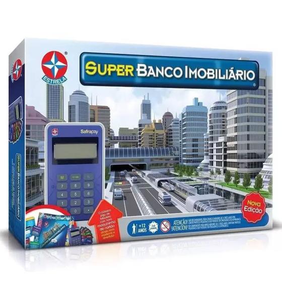 Imagem de Jogo De Mesa Super Banco Imobiliário Máquina Cartão Estrela