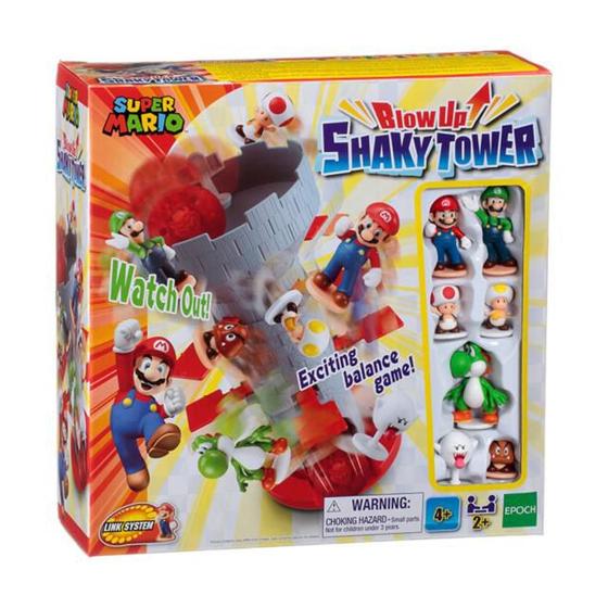 Imagem de Jogo de mesa Super Mario Blow Up Shaky Tower!
