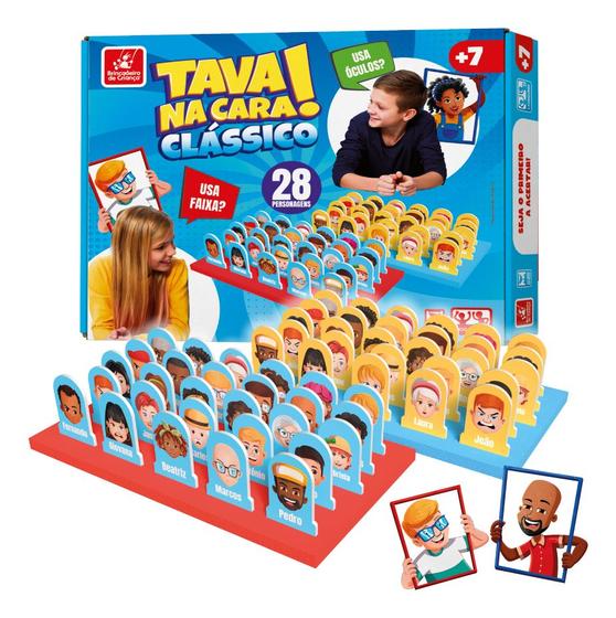 Imagem de Jogo De Mesa Tava Na Cara Tipo Cara A Cara Tipo Quem É Você