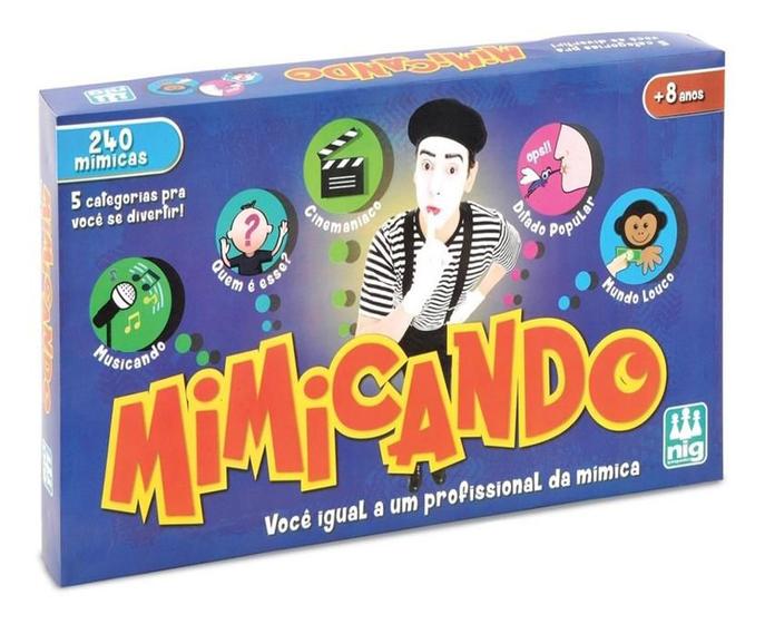 Imagem de Jogo De Mímica - Mimicando - 240 Mímicas - Nig