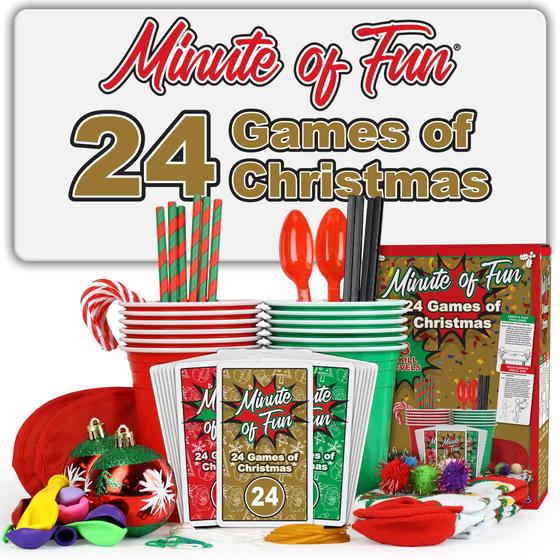 Imagem de Jogo de Natal Funwares Minute of Fun 24 Days com conteúdo