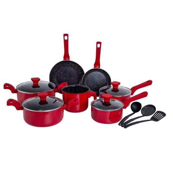Jogo De Panelas De Cozinha Mimo Style 10 Peças Cerâmica 2mm Menor preço em Jogo De Panelas De Cozinha Mimo Style 10 Peças Cerâmica 2mm