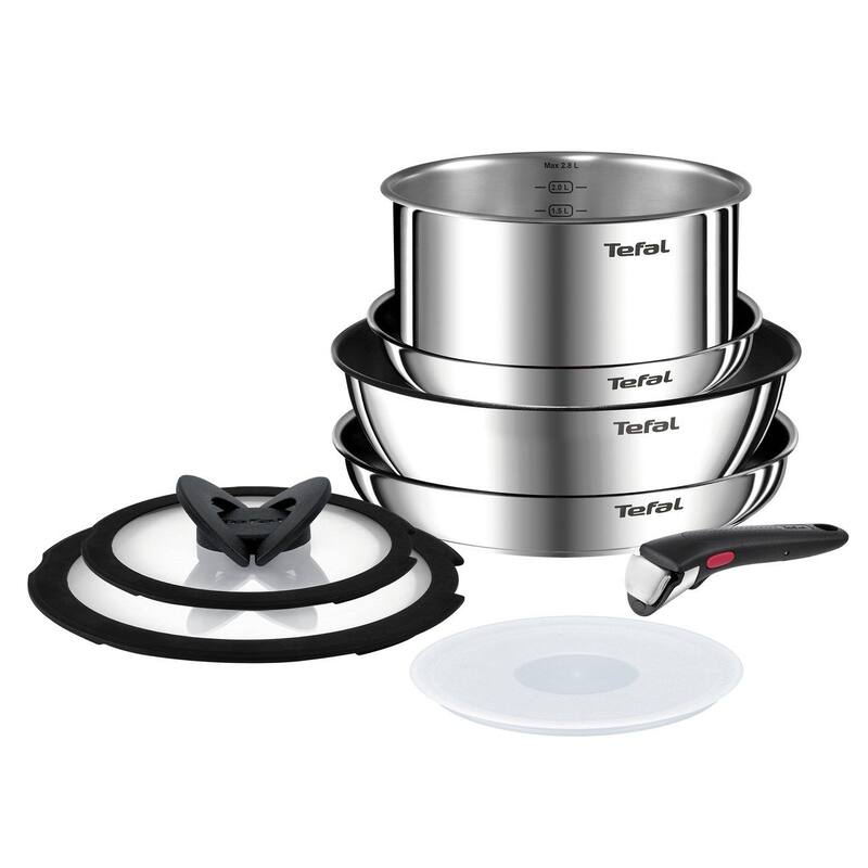 Jogo De Panelas Tefal Inox Fundo Triplo 4 Pecas Ingenio