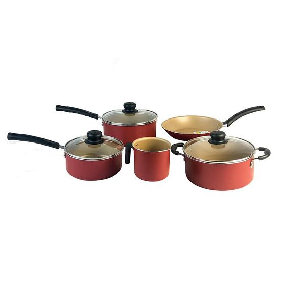 Jogo de Panelas Tramontina Antiaderente Versalhes 5 Pç Vermelho é boa?