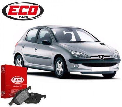 Imagem de Jogo de pastilhas de freio saxo xsara zx peugeot 106 205 206 306 renault clio megane r19 eco1116