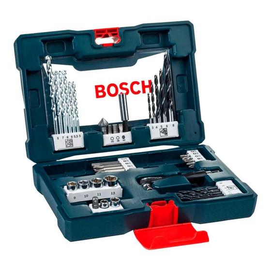 Imagem de Jogo De Pontas e Brocas Bosch V-Line Com 41 Peças e Maleta