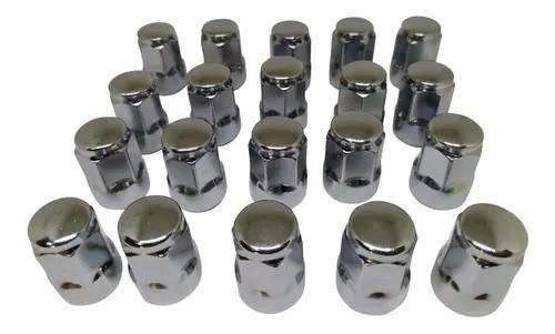 Kit Com 5 Porcas De Roda Cromadas Mitsubishi Lancer | Parcelamento Sem