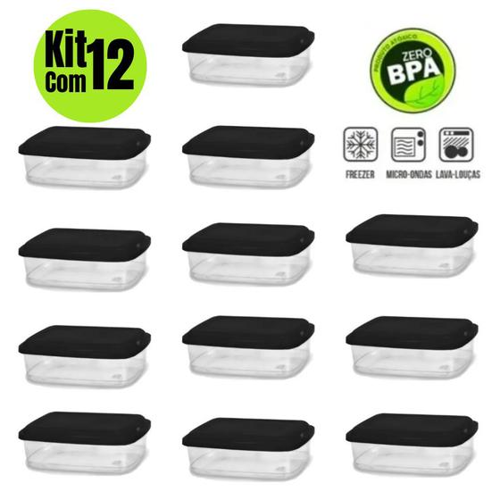 Jogo De Potes Vasilhas Plásticas Para Freezer e Microondas Kit Com 12 Peças Menor preço em Jogo De Potes Vasilhas Plásticas Para Freezer e Microondas Kit Com 12 Peças