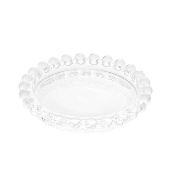 Imagem de Jogo De Pratos De Mesa Wolff Pearl Cristal 10cm 4 Peças