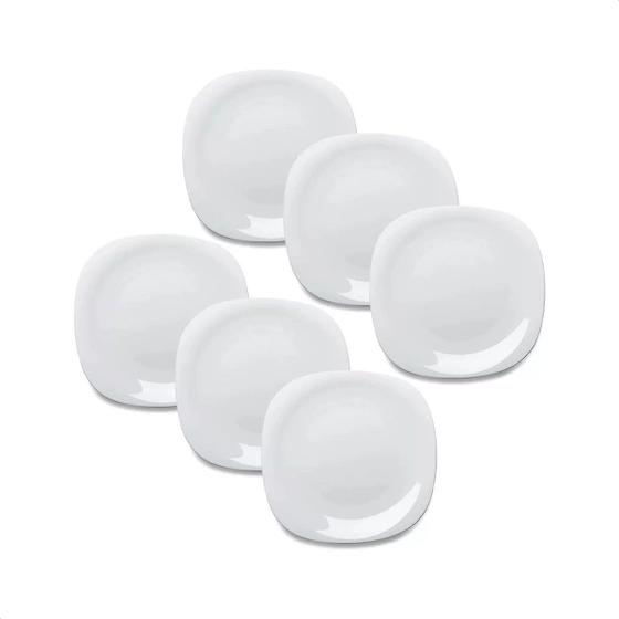 Imagem de Jogo De Pratos Original Line Quadrados Mesa 29,20cm Com 6
