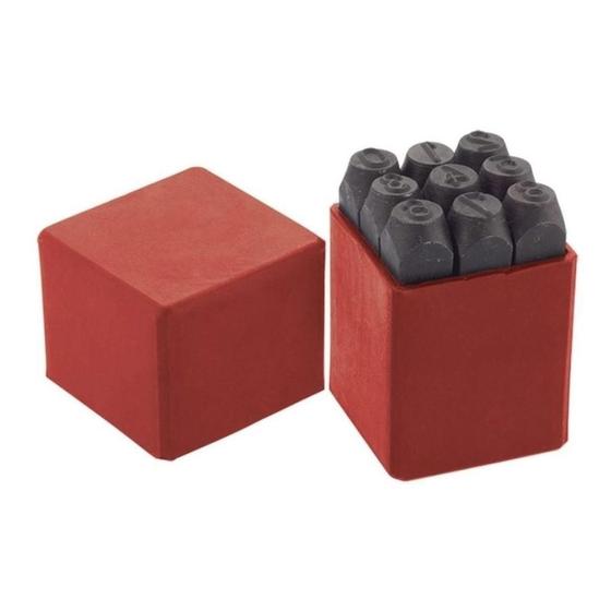 Imagem de Jogo de Punção 0 a 9 Worker 4mm