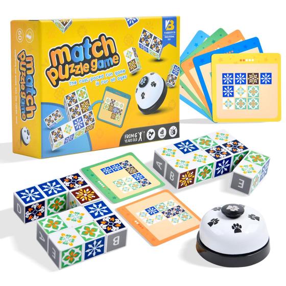 Imagem de Jogo de Puzzle de Madeira com Sino Varbertos 4.0 para Crianças