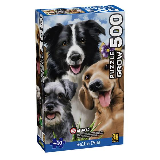 Imagem de Jogo de Quebra-Cabeça Grow 500 PCs Selfie Pets