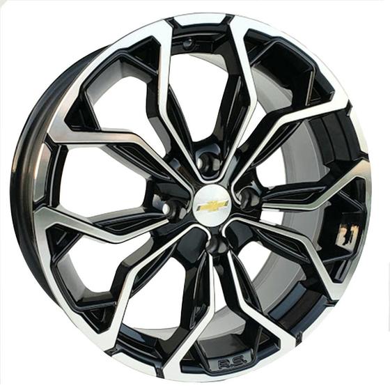 Chevy Onix Rims Jogo de Rodas Chevrolet Onix Turbo 2022 Aro 17 x 7 4x100 ET42 M16 Preto ...