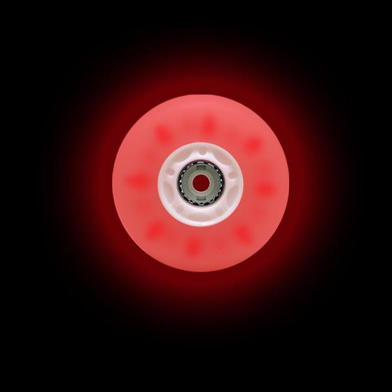 Imagem de Jogo de Rodas Traxart Inline com LED 72mm/83A - Vermelho
