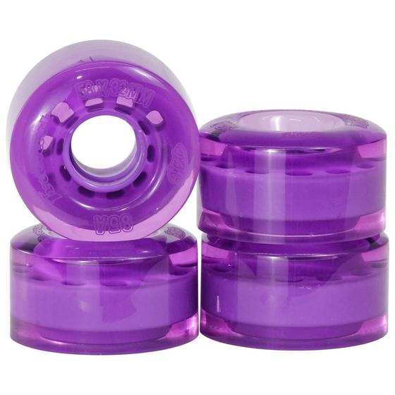 Imagem de Jogo de Rodas Traxart Style Roxo Quad 58mm x 32mm/85A