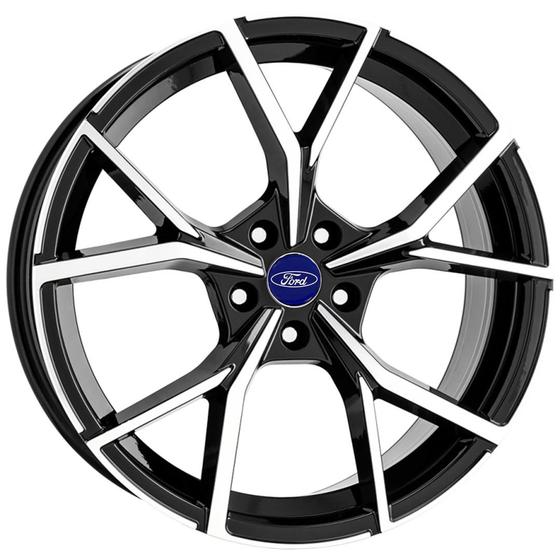 Imagem de Jogo de Rodas Volkswagen Golf R Aro 20 x 8,0 4x108 ET40 K73 Preto Diamantado 