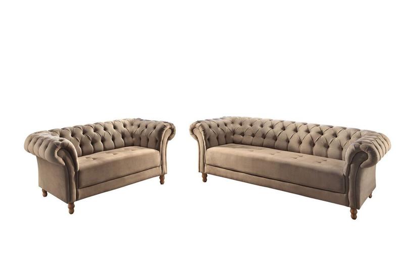 Jogo de Sofá 3 e 2 Lugares Chesterfield Capitonê Rondomóveis 760