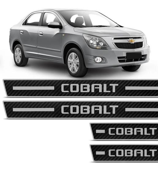 Imagem de Jogo De Soleira Resinada Chevrolet Cobalt 11 A 18 Carbono