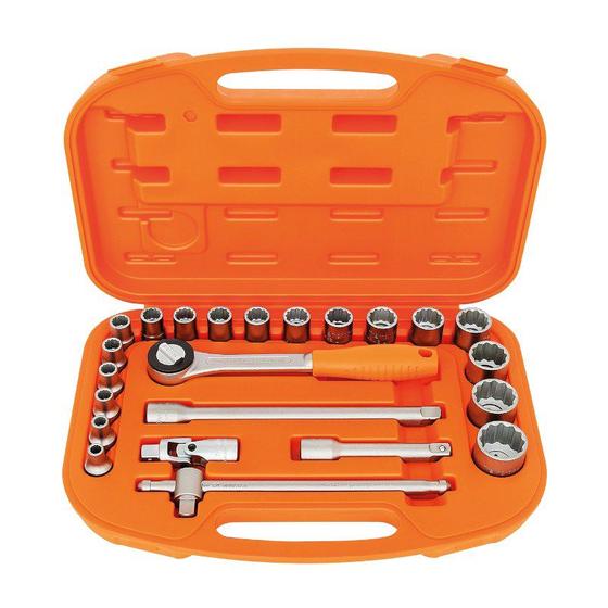 Jogo de Soquete Estr 8 a 32mm Encaixe 1/2" com Catraca REV 23pcs 44833/222 Menor preço em Jogo de Soquete Estr 8 a 32mm Encaixe 1/2" com Catraca REV 23pcs 44833/222