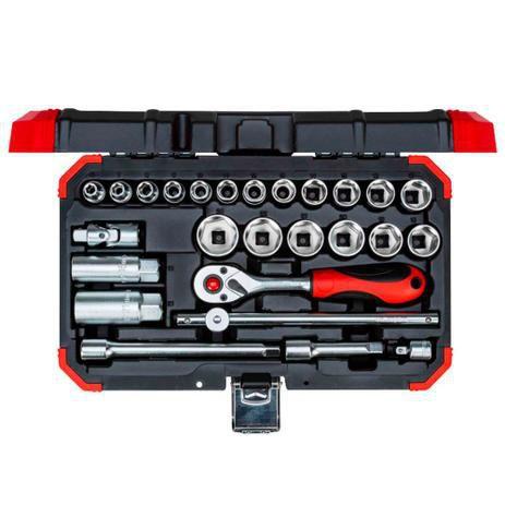 Imagem de Jogo de Soquete Sextavado 3/8 a 24mm - Kit com 26 Peças - R59003026 - 3300053 - Gedore Red