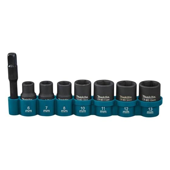 Jogo de Soquetes de Impacto de 1/4" Makita E-12289 - com 8 Peças Menor preço em Jogo de Soquetes de Impacto de 1/4" Makita E-12289 - com 8 Peças