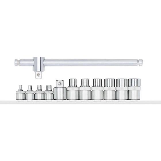 Imagem de Jogo de Soquetes Hexalobular Perfil Torx com 12 Peças 3/8" e 1/2" - Gedore Red 3300048