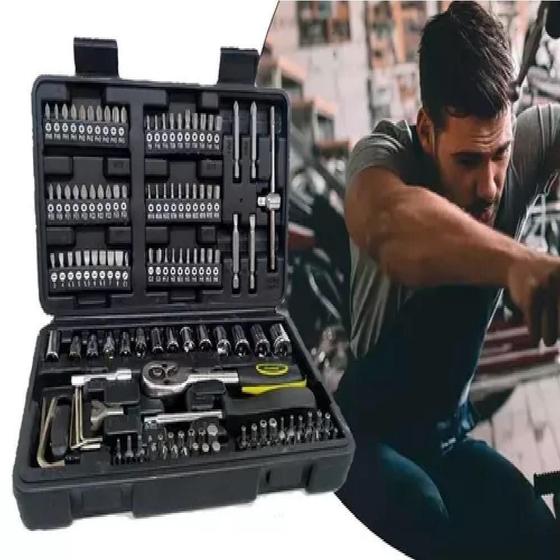 Imagem de Jogo De Soquetes Titanium 1/4Pol Com Catraca Reversível Unic