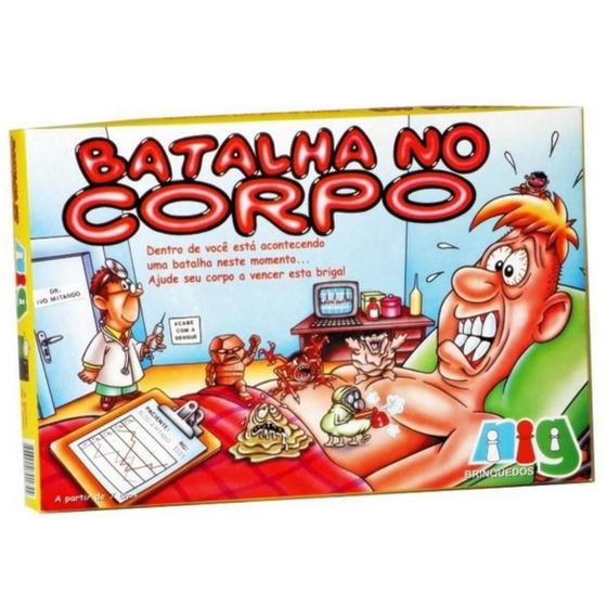 Imagem de Jogo De Tabuleiro Batalha No Corpo Da Nig Brinquedos 0165