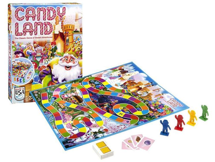 Jogo de Tabuleiro Candy Land Hasbro Jogos de Tabuleiro Magazine Luiza