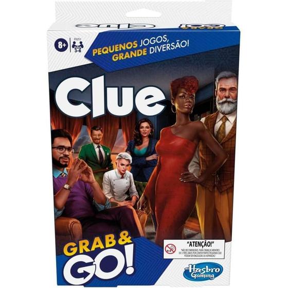 Imagem de Jogo de Tabuleiro Clue Grab & Go Hasbro