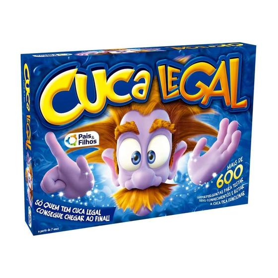 Imagem de Jogo De Tabuleiro Cuca Legal Brinquedo Perguntas Divertido