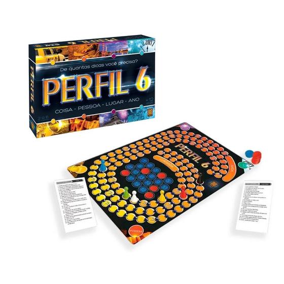 Jogo de tabuleiro de mesa divertido perfil 6 com 390 cartas - Grow ...
