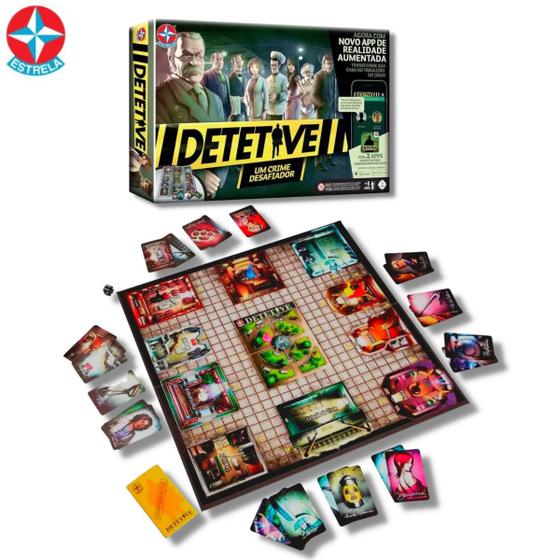 Jogo de tabuleiro detetive estrela mistério investigação - Jogos de ...
