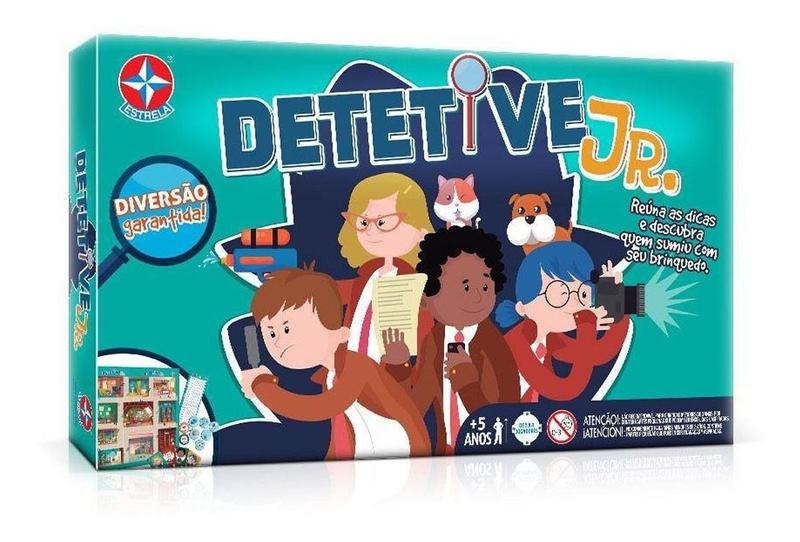 Imagem de Jogo de Tabuleiro Detetive Jr. Descubra Quem Sumiu Estrela