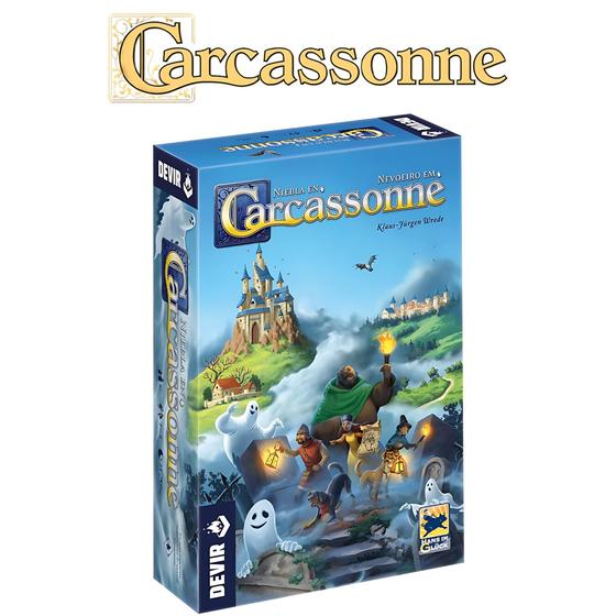 Imagem de Jogo de tabuleiro devir - nevoeiro em carcassonne