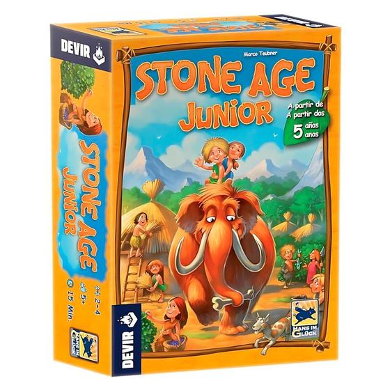 Imagem de Jogo de tabuleiro devir - stone age junior