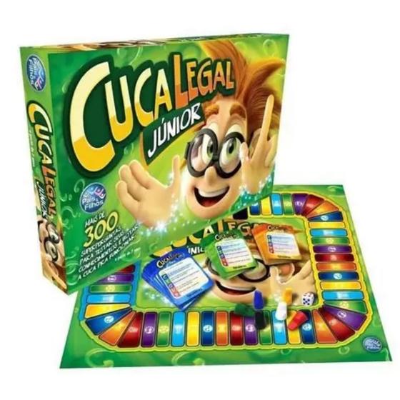 Jogo De Tabuleiro Educativo Cuca Legal Junior 300 Perguntas ...