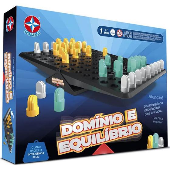 Jogo de Tabuleiro Estratégia Domínio e Equilíbrio Estrela - Brinquedos ...