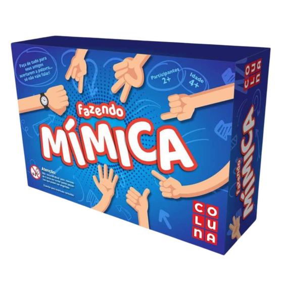 Imagem de Jogo De Tabuleiro Fazendo Mimica Coluna Multicor - Pais e Filhos