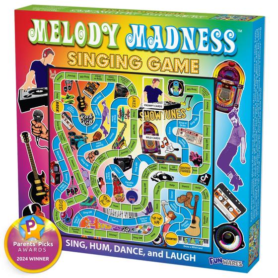 Imagem de Jogo de Tabuleiro Funwares Melody Madness - Música para Crianças e Adultos