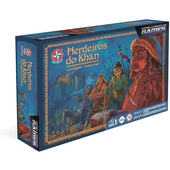 Imagem de Jogo de tabuleiro herdeiros do khan premium games - estrela