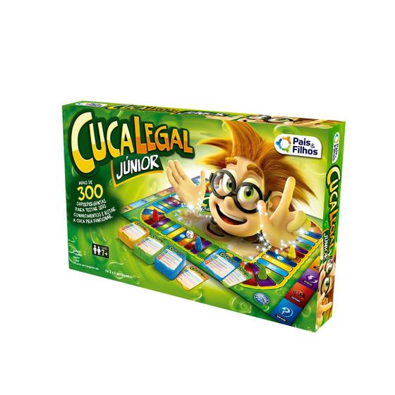 Imagem de Jogo de Tabuleiro Infantil Cuca Legal Júnior Ideal para Crianças a Partir de 7 Anos