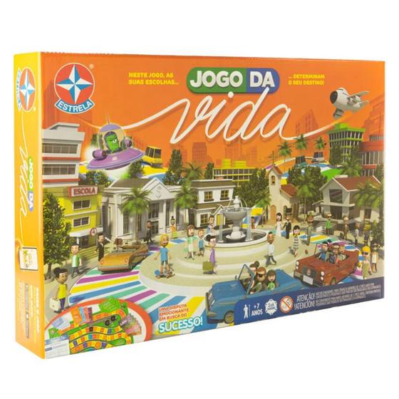 Imagem de Jogo De Tabuleiro Jogo Da Vida Estrela Com App Profissões